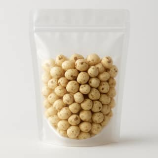 Krishna Convenience Store's roasted makhana (fox nuts)