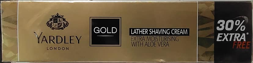 Yardley London lather shaving cream gold