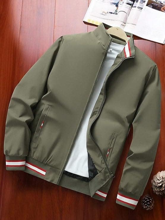 TAGAS Men's Regular Fit Zip-Up Casual Jacket for Mens view 2