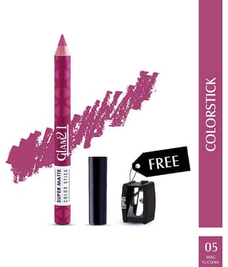 Glam21 Super Matte Colorstick Lip Crayon Smooth Matte Finish Long Lasting 3.5g Capri17