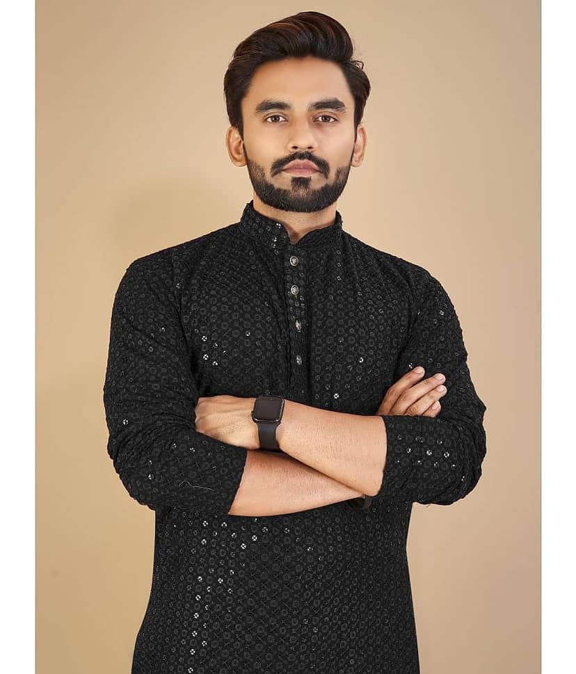 Balaji's - Purple Cotton Men's Regular Kurta ( Pack of 1 ) view 2