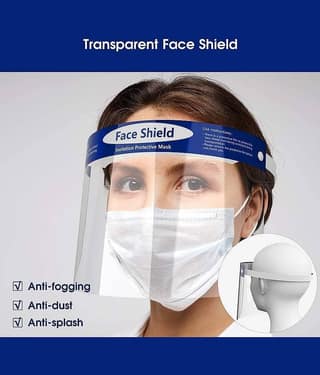 Peter Jones Face Shield 450 Micron 2 Pcs.