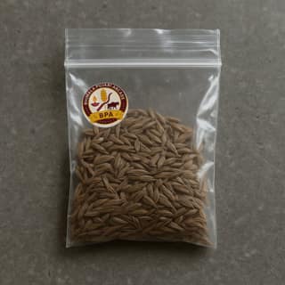 Bhimala Pujari Arcade's cumin seeds