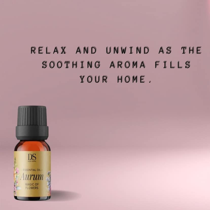 Chann Studio Exotic Aromas Aurum Essential Oil: Lavender, Lemongrass, Jasmine, Mogra, Rose | 100% Pure & Natural Essential Oil | Best for Aromatherapy| Aromatherapy Fragrance Oil for Home & Mind | 15ml Bottles view 2