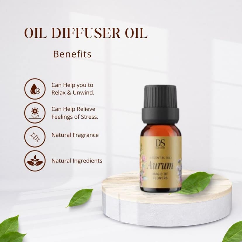 Chann Studio Exotic Aromas Aurum Essential Oil: Lavender, Lemongrass, Jasmine, Mogra, Rose | 100% Pure & Natural Essential Oil | Best for Aromatherapy| Aromatherapy Fragrance Oil for Home & Mind | 15ml Bottles view 8