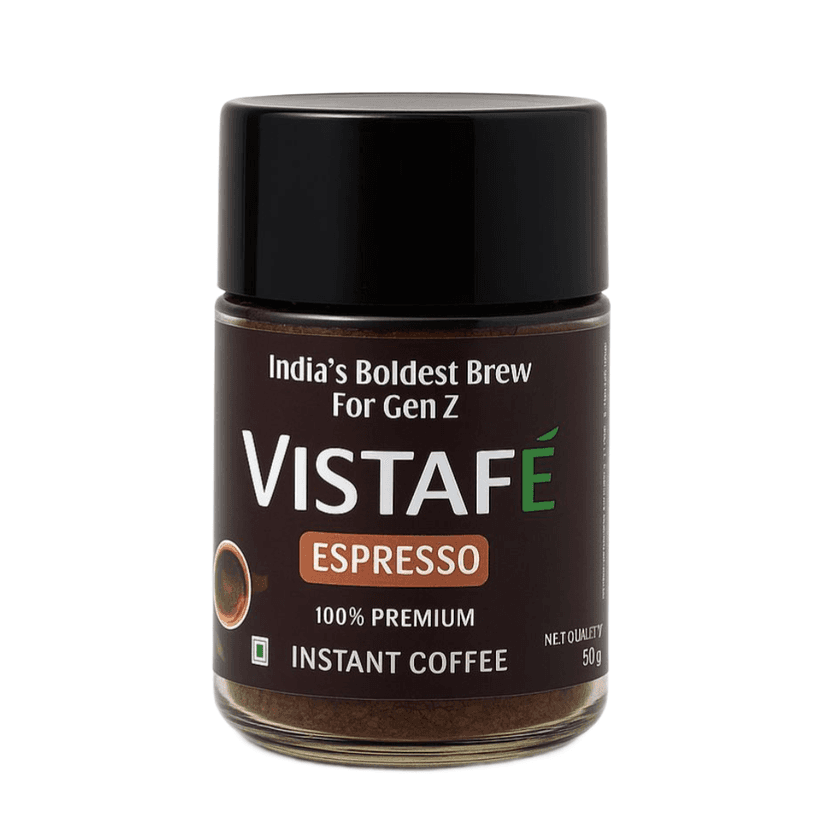 Vistafe Strong Espresso Instant Coffee for Bold Taste