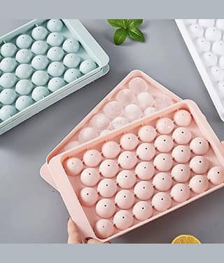 GEEO Ice Cube Tray Ice Ball Maker Mold Multicolor, 1 Pc
