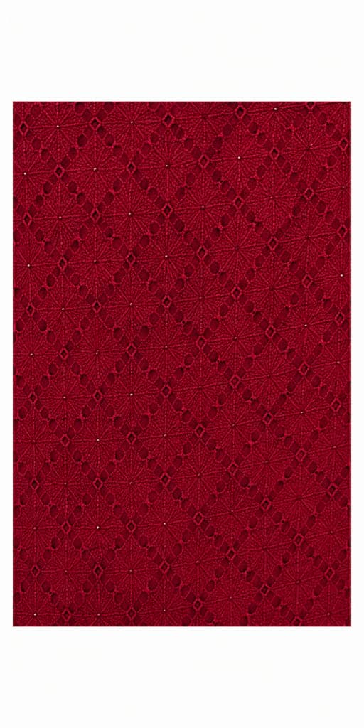 Maroon Embroidered Kurti (Top Only) view 4
