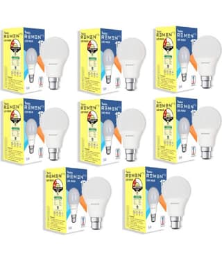 Remen Led Lites - 5W Cool Day Light LED Bulb ( Pack of 8 )