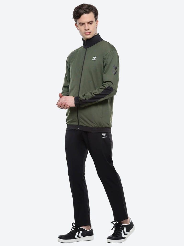 Zane Men's Olive Track Suit view 2