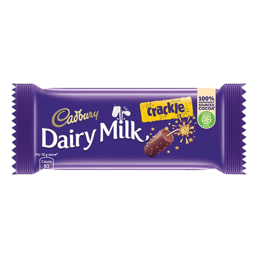 Cadbury Dairy Milk Crackle Chocolate Bars, 36 g