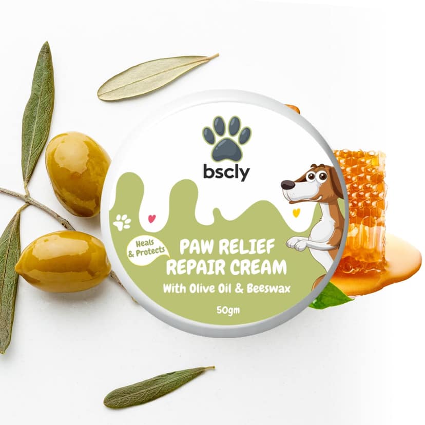 Bscly 2-in-1 Moisturizing Paw Cream & Elbow Protector for All Pets Care - Natural Cream, Wax, Balm for Healing Dry, Cracked, Chapped Paws & Elbows, Repairs & Heals, 50 gm view 2
