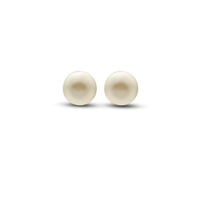 Silver Creame Pearl 8mm Earring