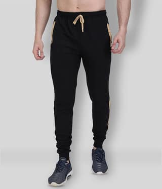 Neo Garments Black Cotton Blend Men's Joggers ( Pack of 1 )