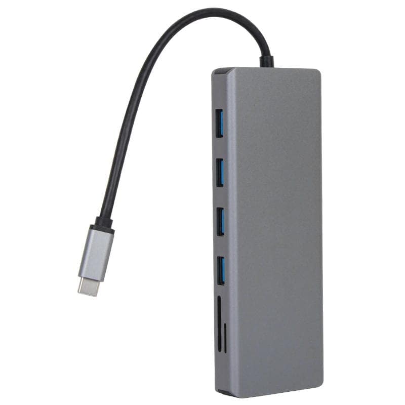AUSHA 13-in-1 USB Type-C Docking Station | 4K HDMI, VGA, Gigabit Ethernet, 100W PD, Multi Card Reader, USB 3.0 Hub
