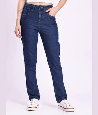 Bene Kleed Women's Slim Fit High-Rise Jeans ( Blue )