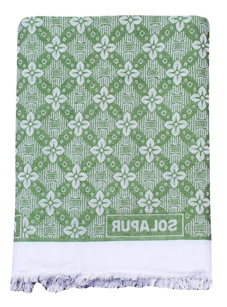 Mandhania Cotton Multicolour Super Soft Light Weight Single Bed Solapur Chaddar - Pack of 2 (207) view 3