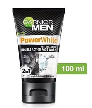 GARNIER POWER WHITE 2IN1 FACEWASH 100GM