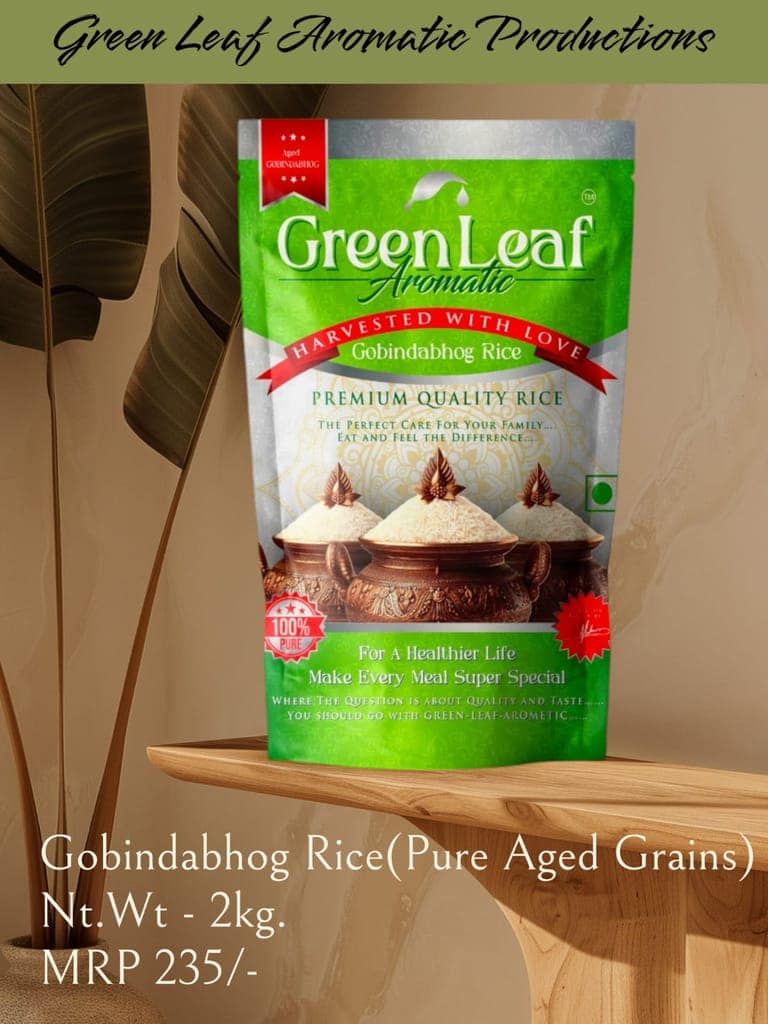 Premium Aged Gobindabhog Rice - 100% Pure Aromatic Grains view 3