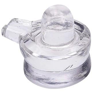 Natural & Original Crystal/Sphatik Shiva Lingam/Shivling For Puja