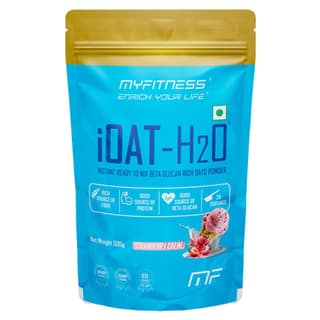 Myfitness iOat H2O | Instant Ready To Mix Beta Glucan Rich Flavoured Oats Powder | Myfitness Oats Breakfast Cereals