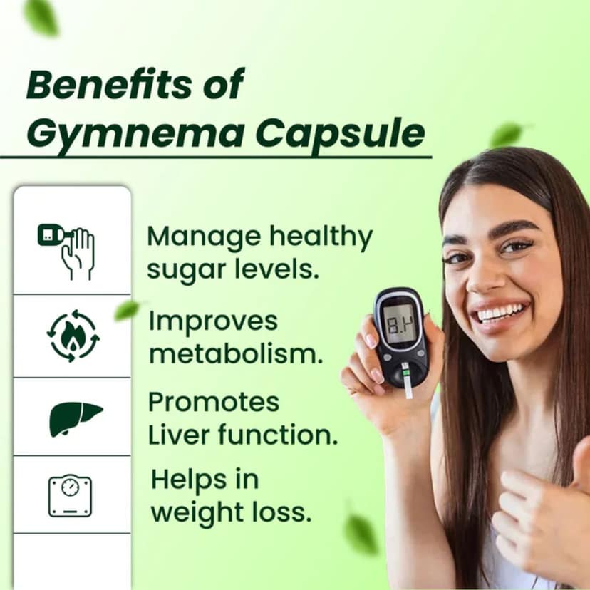 Cipzer Gymnema (30 Capsules): Your Natural Ally for Balanced Blood Sugar and Healthy Weight Management view 2
