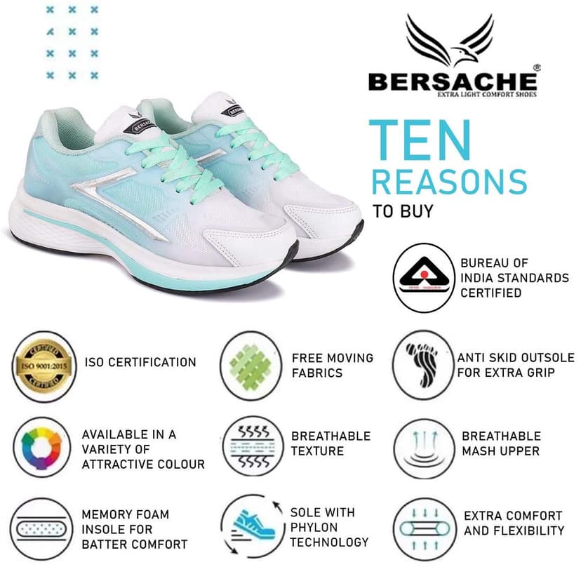 Bersache Premium Sports ,walking,Gym,cricket, Trending Running Shoes For Women's view 7