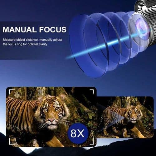AUSHA 4K Night Vision Binoculars | Long-Range 600m Infrared with Photo & Video Recording view 10