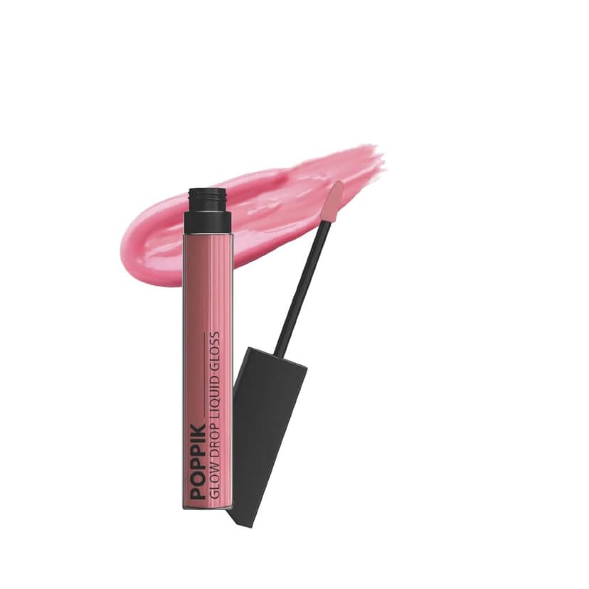 POPPIK Liquid Gloss Lipstick for Women | High Shine, Non Sticky, Moisturizing Lip Color | Smooth Glossy Finish | Party & Everyday Wear Lip Gloss, Ideal for Wedding, Casual Outings, Gifting, 2ML