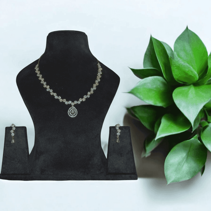 ELLNORA ** Necklace Set with Earrings for Women & Girls** view 3