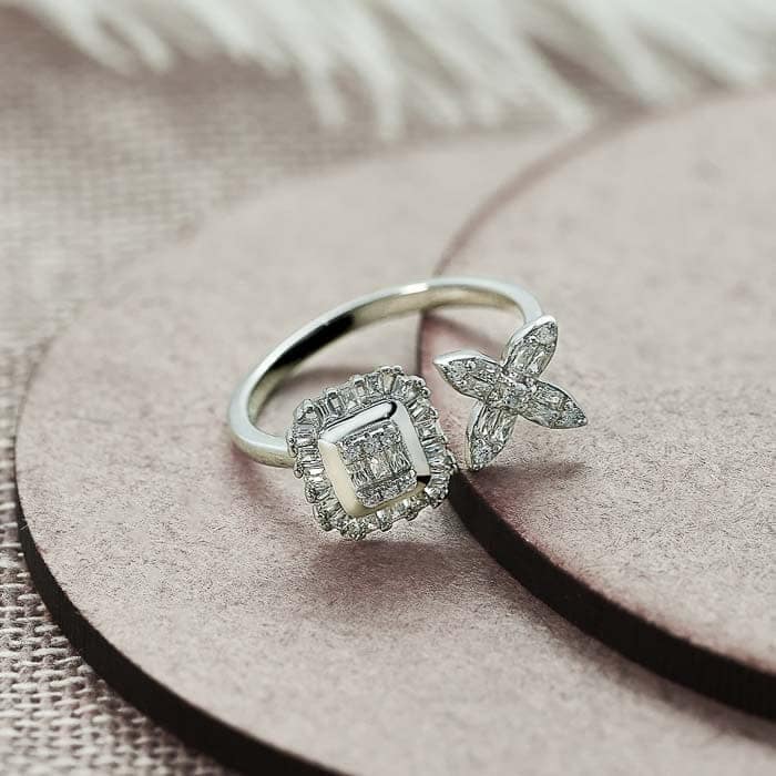 Silver XO Ring view 3