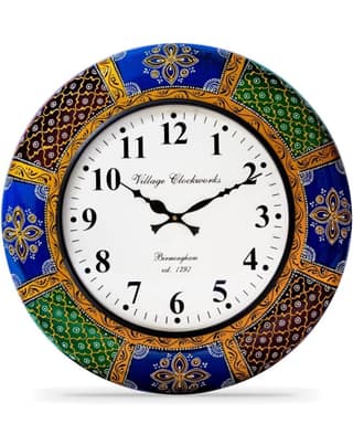 Village Clockworks Birmingham England The Original Hand Painted Wall Clock