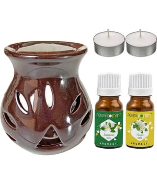Peepalcomm Ceramic Aroma Oils & Diffusers Set - Pack of 5