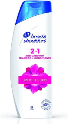 Head & Shoulders 2 In 1 Anti Dandruff Shampoo + Conditioner Smooth & Silks - 340 ml