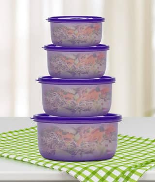Microvent Multi-purpose Container 1800ml, 1100ml, 680ml, 360ml, Pink (4U)