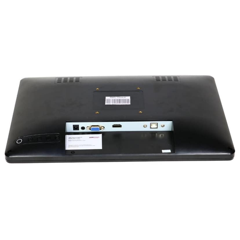 AMS TOUCH 15.6" Capacitive Touch Monitor Without Stand, FHD A+ IPS Panel,1920 X 1080, 10 Multi Touch Points, Zero Bezel, IP65 Front