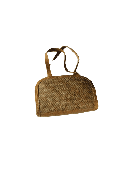 Sitalpati Ladies Purse Handbag brown With Long Strap view 3