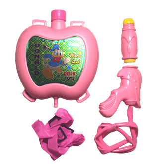 DyneJoy Pressure Gun Pichkari with small Tank, Water Tank With Gun for Holi festival, Age 3 years and above, liter water holding 1 liter water capacity of tank, Multicolor (Pack of 1)