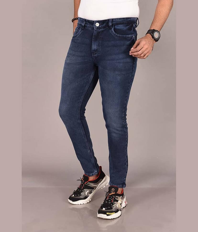 Aflash Slim Fit Faded Men's Jeans - Grey ( Pack of 1 ) view 2