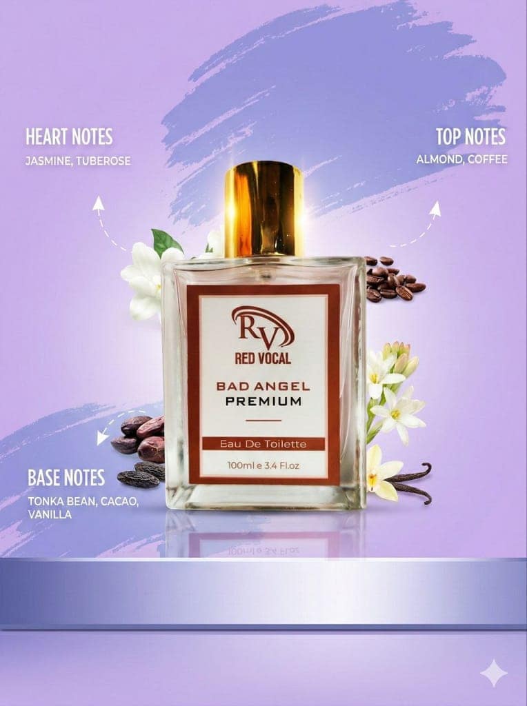 Red Vocal Bad Angel Premium Perfume Eau De Toilette for Women – 100ml Sweet, Sensual & Long-Lasting Set of 2 Fragrance view 4
