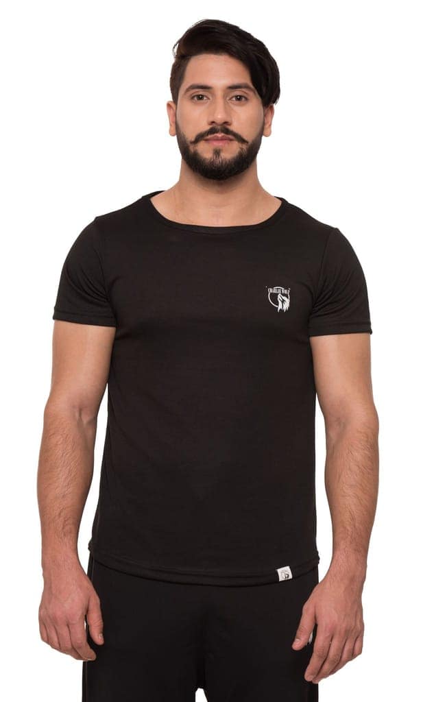 Charlie Wolf Solid Half Sleeve Tshirts view 10
