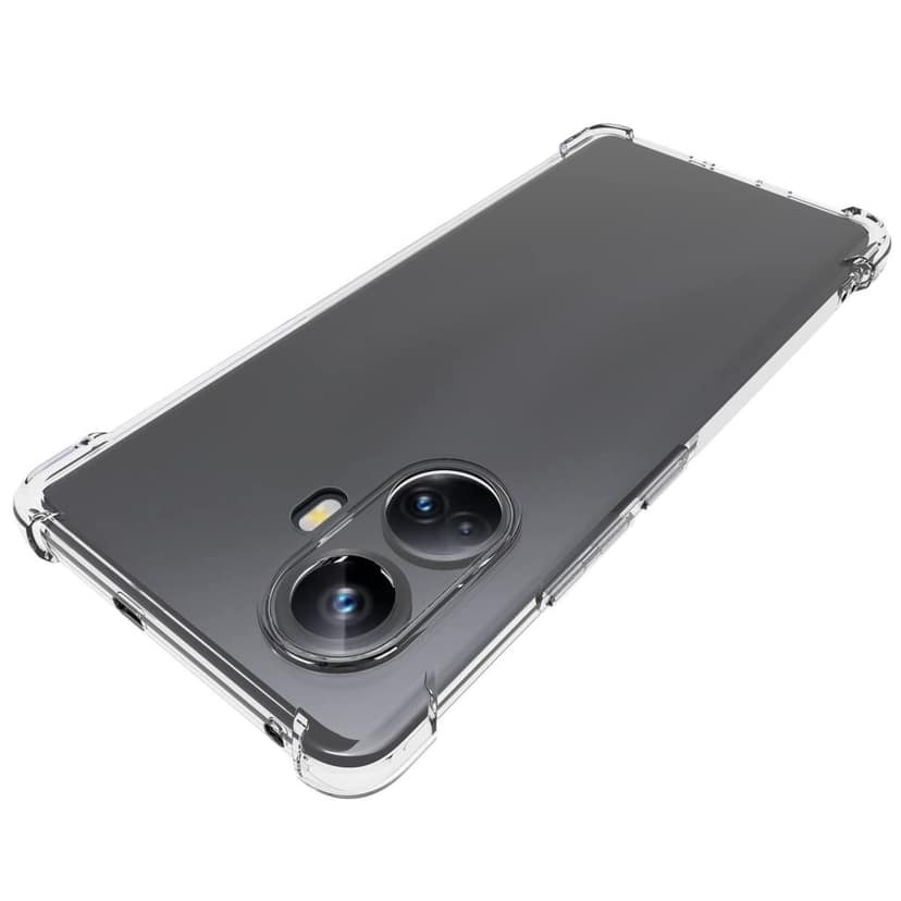 USTIYA Case for Realme 10 Pro Plus Pro+ 5G Clear TPU Four Corners Protective Cover Transparent Soft funda view 4