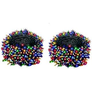 DAYBETTER Multicolor 13M String Light, Rice Light, Diwali Decorative Ladi Light Pack of 2