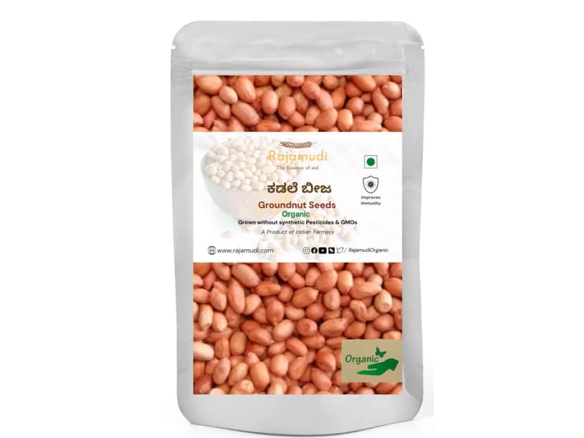 Rajamudi Organics Ground Nuts - 1 Kilogram