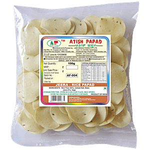 Atish Papad - Jeera Rice, 100 g Pouch