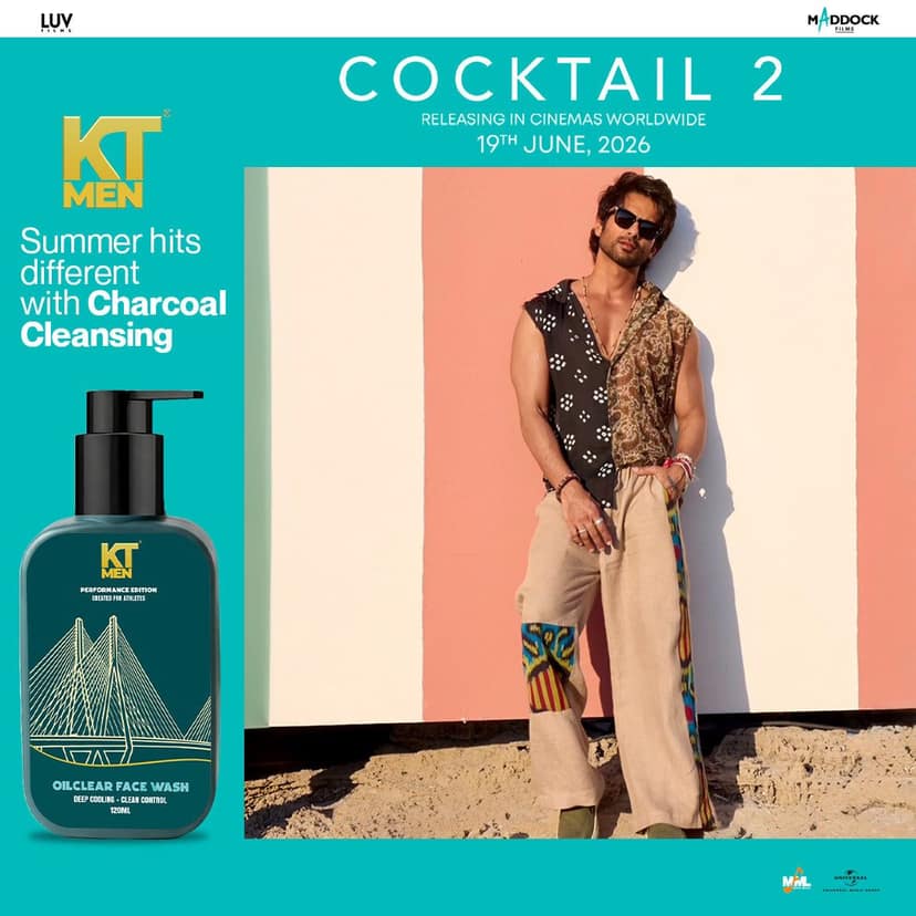 KT Men (Cocktail 2 edition) Oil Clear Face Wash - 120ml