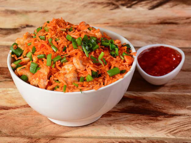 Chicken szechuan fried rice