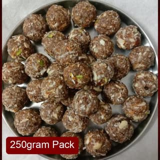 Samarth Dates Dry Fruit Ladoo (250g) | Sugar-Free Fasting Sweet | Premium Energy Booster