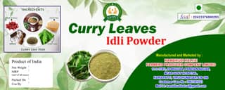 Curry Leaves Idli Powder