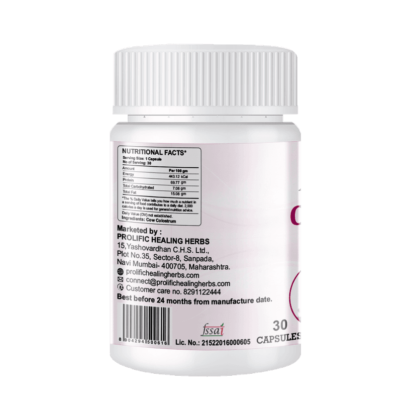 ATHARVA Colostrum Capsules (Helps Gut Health's, Restore Skin Elasticity, Strengthen Your Bones, Supports Immune System ) view 2